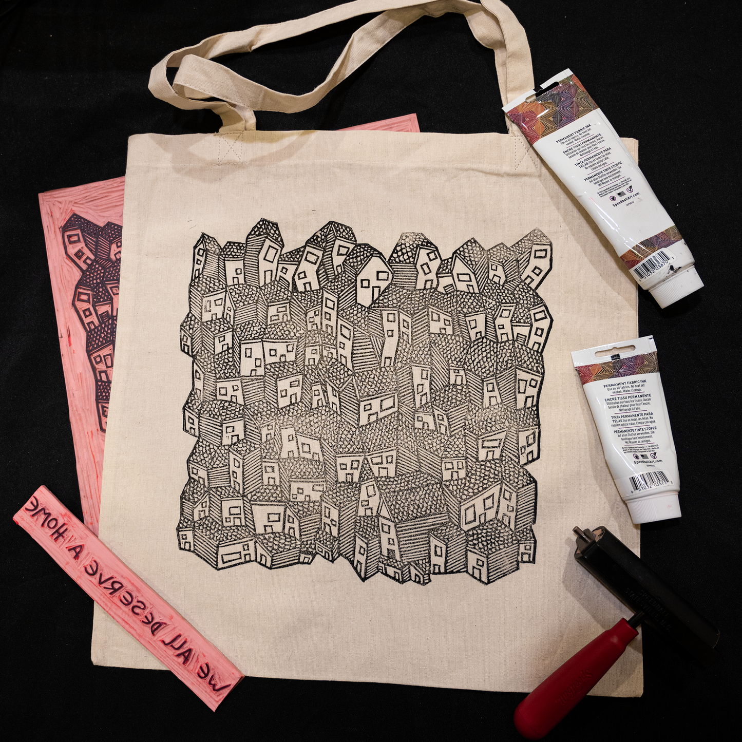 We All Deserve a Home Tote Bag