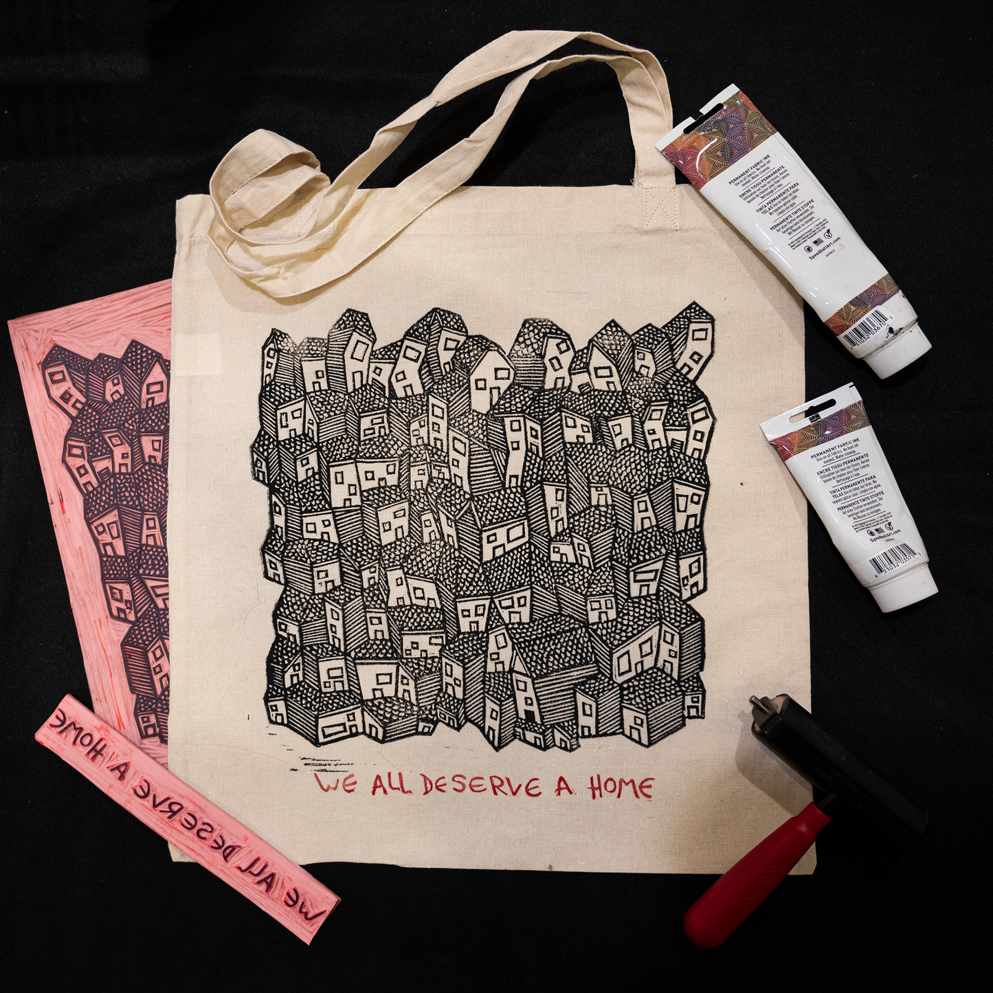 We All Deserve a Home Tote Bag