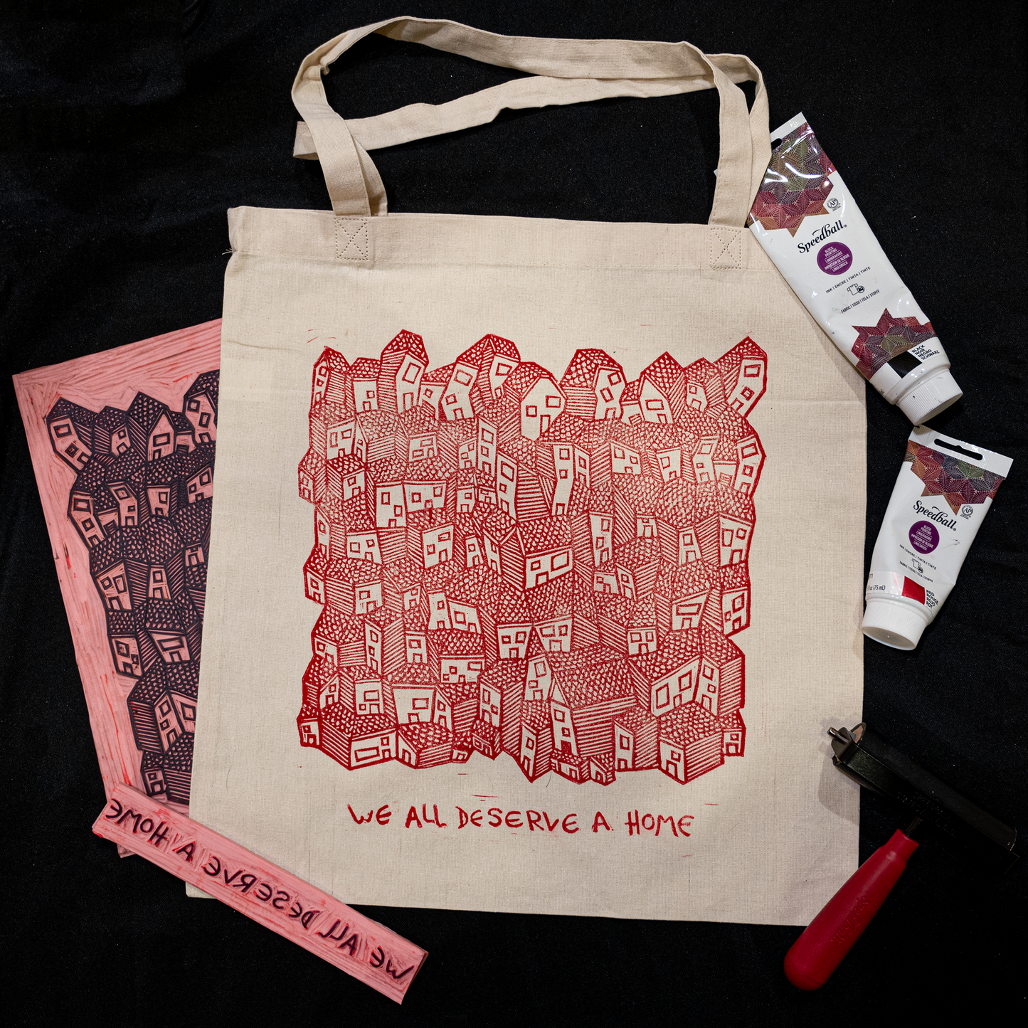 We All Deserve a Home Tote Bag