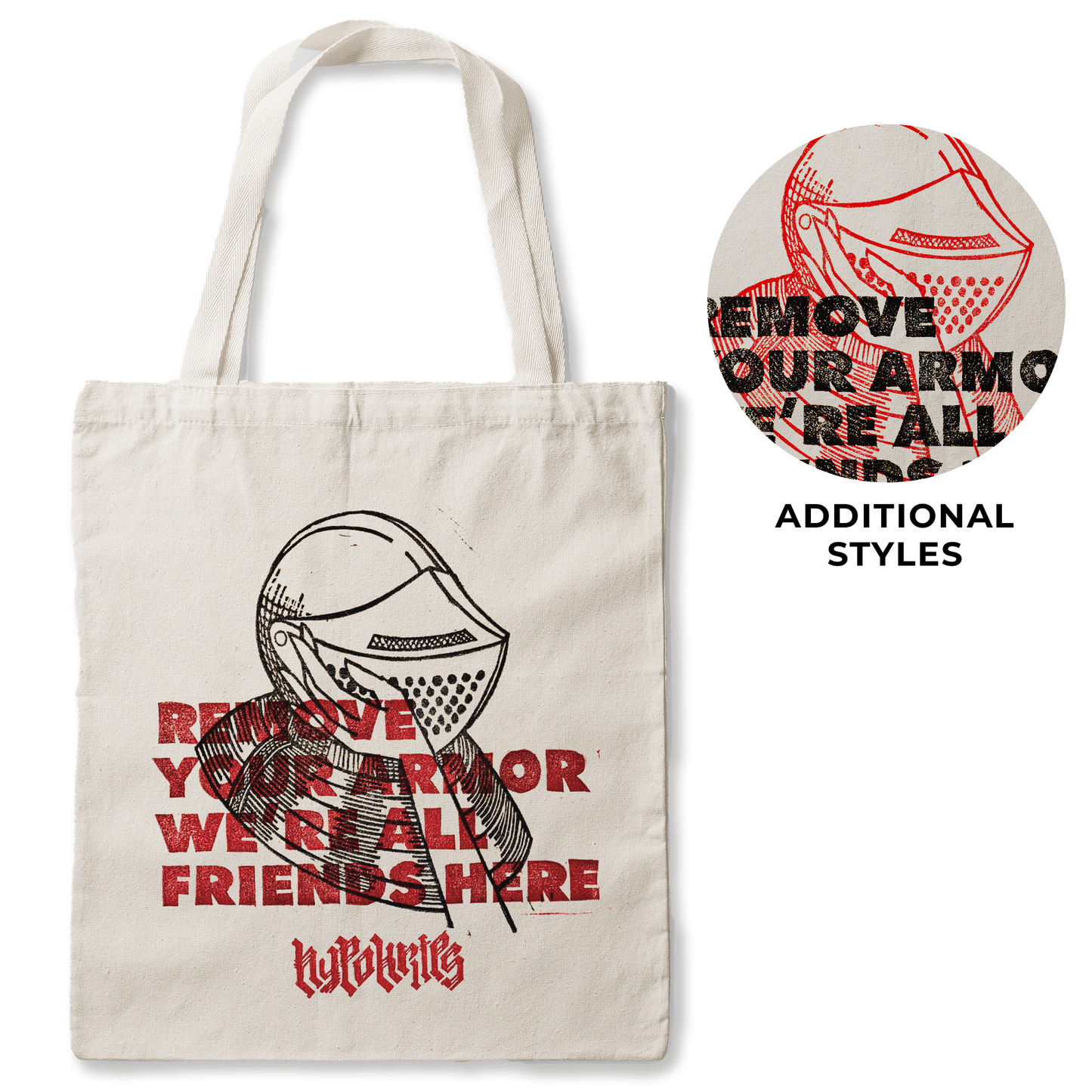 We're All Friends Here Tote Bag