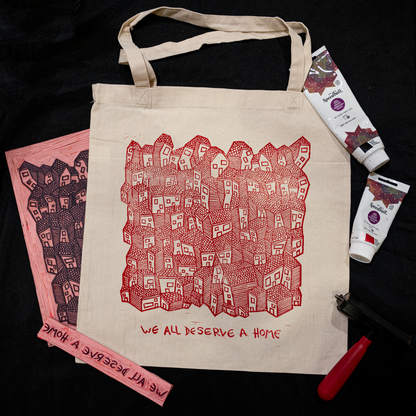 We All Deserve a Home Tote Bag